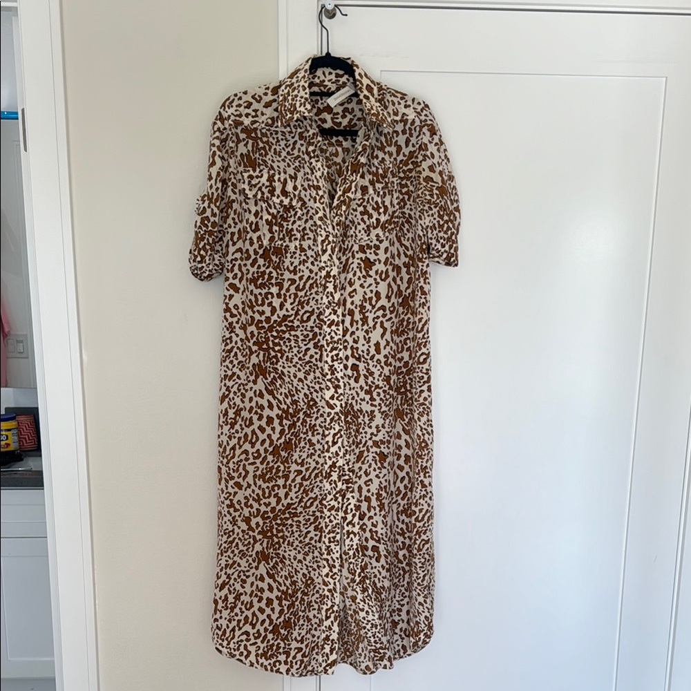 Zimmerman leopard Midi Dress